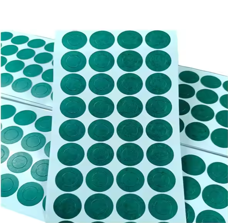 Adhesive Terminal Insulators Fish Paper-Green Round Rings