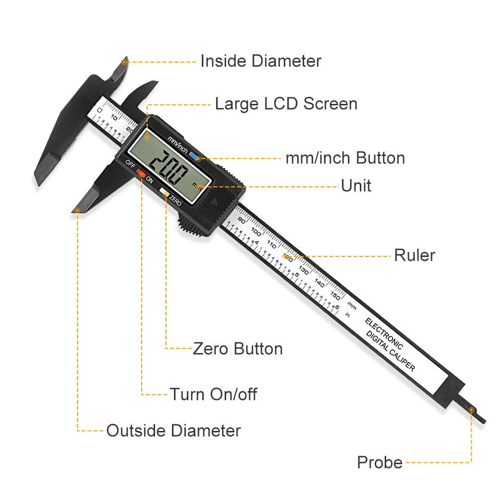 Digital Caliper - Short Circuit Protection for Battery