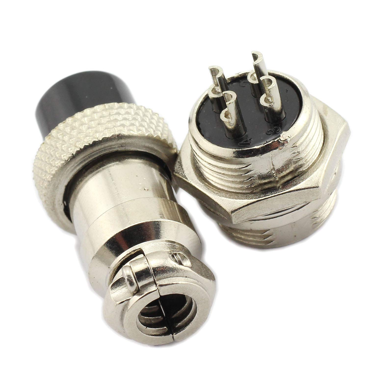 5Pairs GX16 4Pin Male Female Aviation Connector Plug
