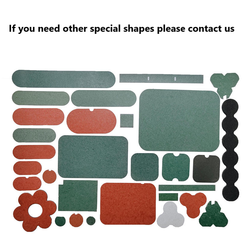 Adhesive Terminal Insulators Fish Paper-Green Round Rings