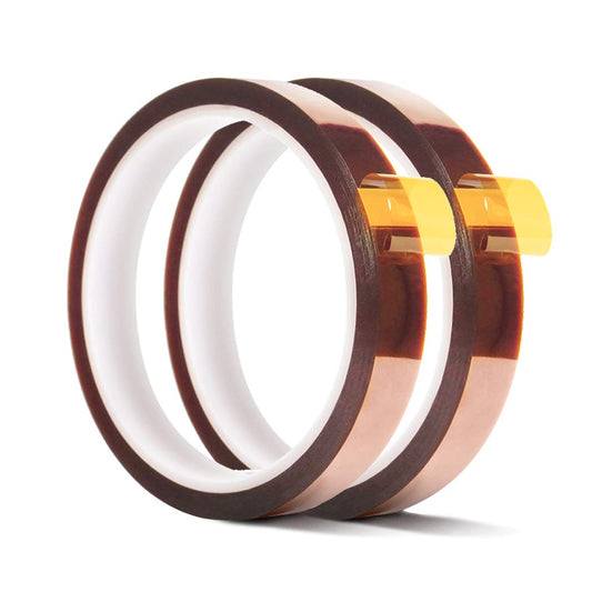 2 Rolls Heat Tape High Temperature Heat Resistant Tape-33Meters