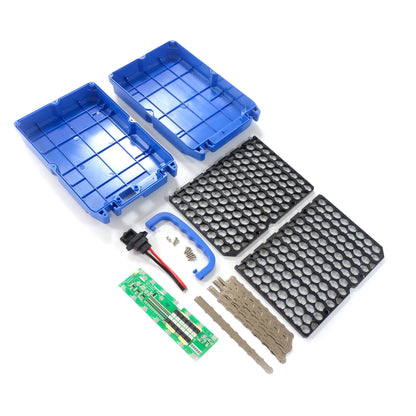 13S8P Portable 18650 lithium battery pack case Shell+Connector Cable+Nickel Strip