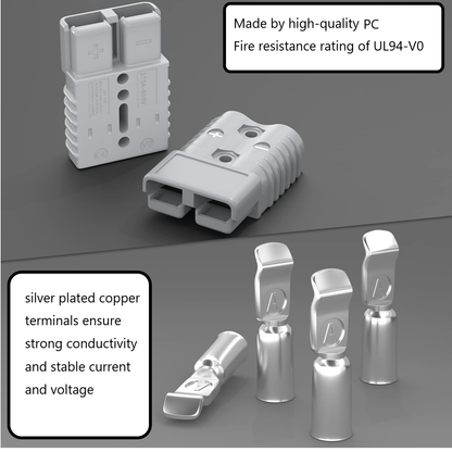 350Amp Battery Quick Connect/Disconnect Connector 2 Pcs