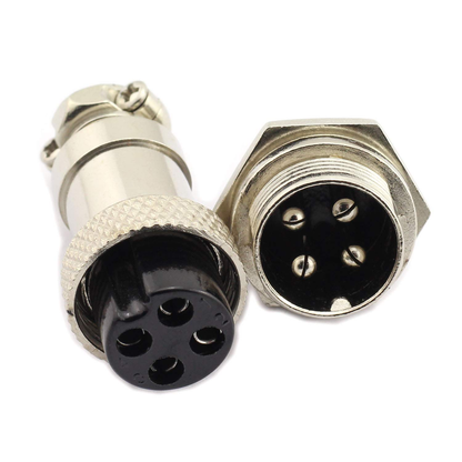 5Pairs GX16 4Pin Male Female Aviation Connector Plug