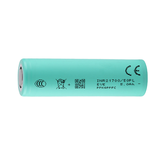 EV INR21700 50PL 3.6V 5000mAh 3.6V 125A 25C High Discharge Lithium Li-ion Battery 21700 for UAV