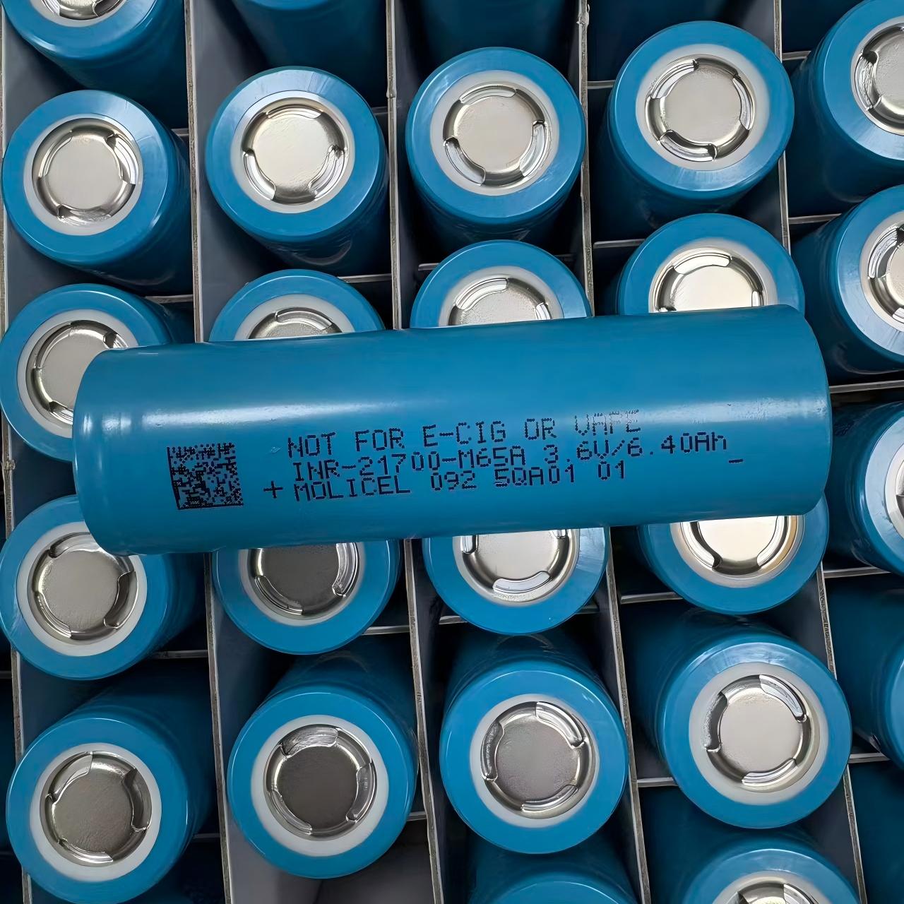 Molicel INR21700 M65A 6500mAh 26A Low Temp Battery Cell